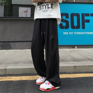 A429-YK177-特P30 夏季透气轻薄褶皱垂感冰感弹力休闲裤图片