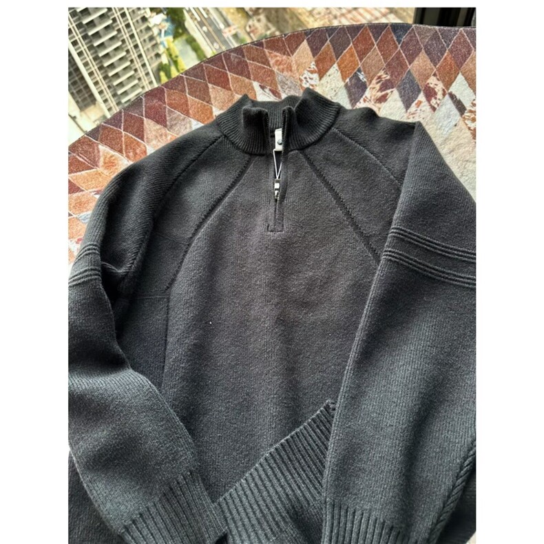 M335-P65新款百搭慵懒原宿简约气质高品质高克重毛衣潮流文艺,男装针织衫/毛衣,电商B323A
