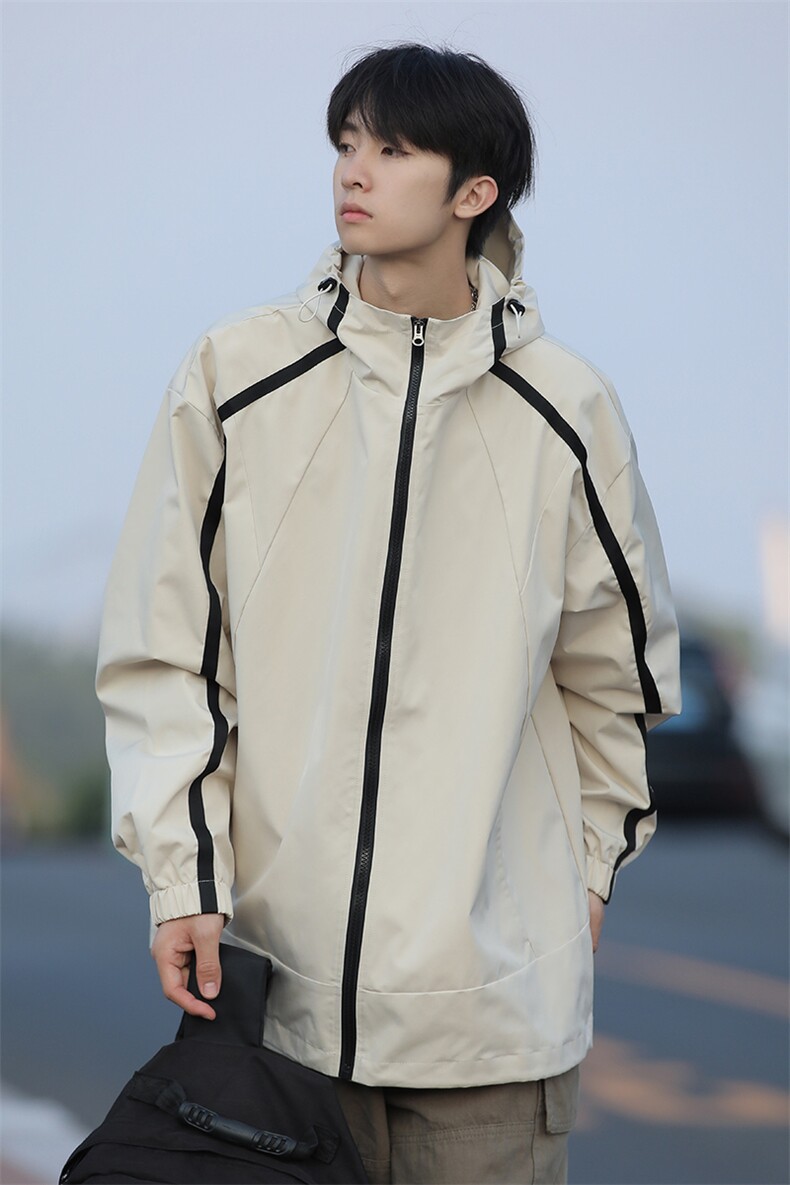 秋季新款美式山系休闲工装冲锋衣潮流夹克外套JK9265-P75控119,男装夹克,电商A128