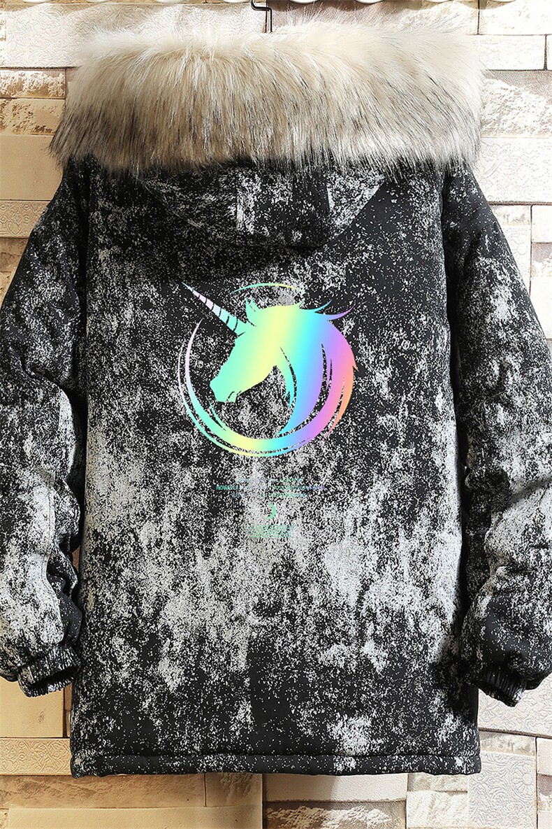 MC49138-P135日系潮棉衣男大码派克服男工装棉服外套棉袄砖墙,男装棉衣,电商A040A
