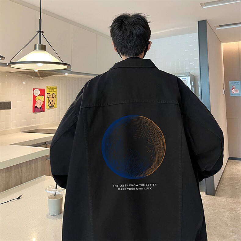 牛仔夹克男大码牛仔外套男茄克NJ77330-P60加绒款-P75,男装夹克,电商A040