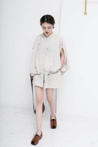 百分百纯亚麻，女装，E·呀