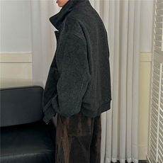 现货短款羊毛呢夹克外套秋冬加厚呢大衣A351-AJ2602-P125控188，男装夹克，电商A351