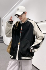 JK6605P65港风情侣拼色棒球服上衣外套宽松百搭夹克，男装夹克，星座1204-3