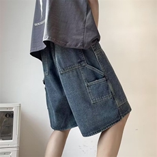 青春流行ins男直筒水洗牛仔裤D2129P40，男装牛仔裤，星座1116-2