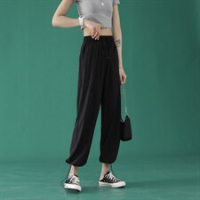 冰氧中性风冰丝垂感顺滑显瘦女长裤  2023-特批20图片
