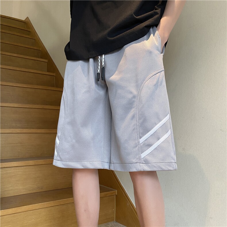 2023夏季新款潮流简约百搭短裤宽松休闲中裤B315-K23258-p45控58,男装休闲裤,电商B315