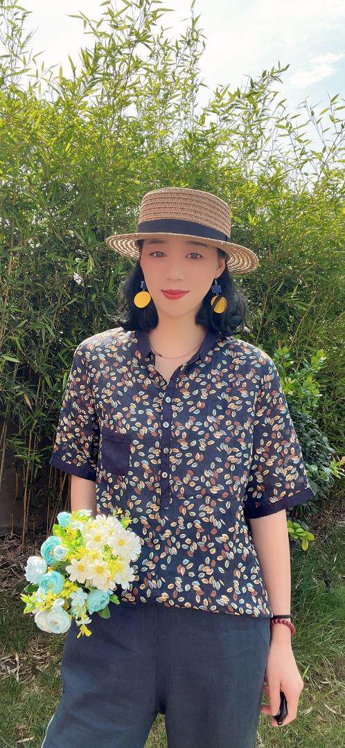 纯苎连衣裙小衫裤子裙子衬衣 时尚风 风淑女风休闲风，女装连衣裙，川哲