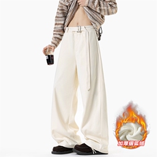 星空呢500g重磅保暖银狐绒调节腰带休闲裤男K5942J加绒-特P50控98，男装棉衣，电商A001-1