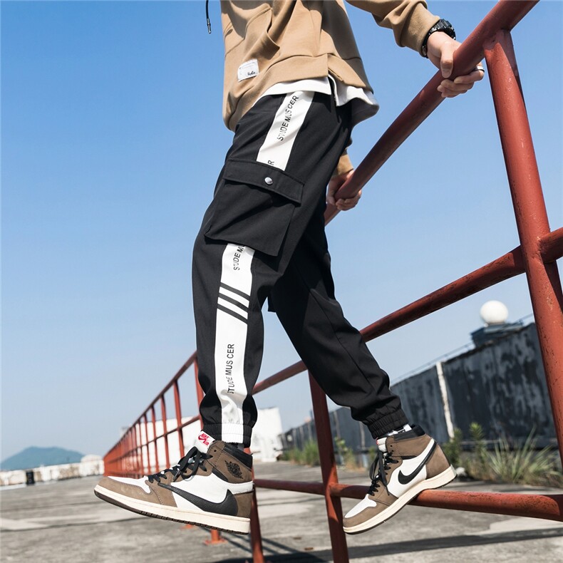 男装休闲裤K113-P35新款休闲百搭工装裤男机能风时尚九分裤男,男装工装外套,星座302B-2