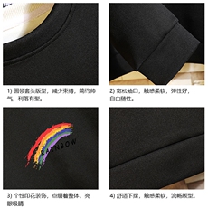T4064-P25加绒款-P35简约帅气百搭长袖t恤男大码胖子卫衣砖墙，男装卫衣，电商A040A