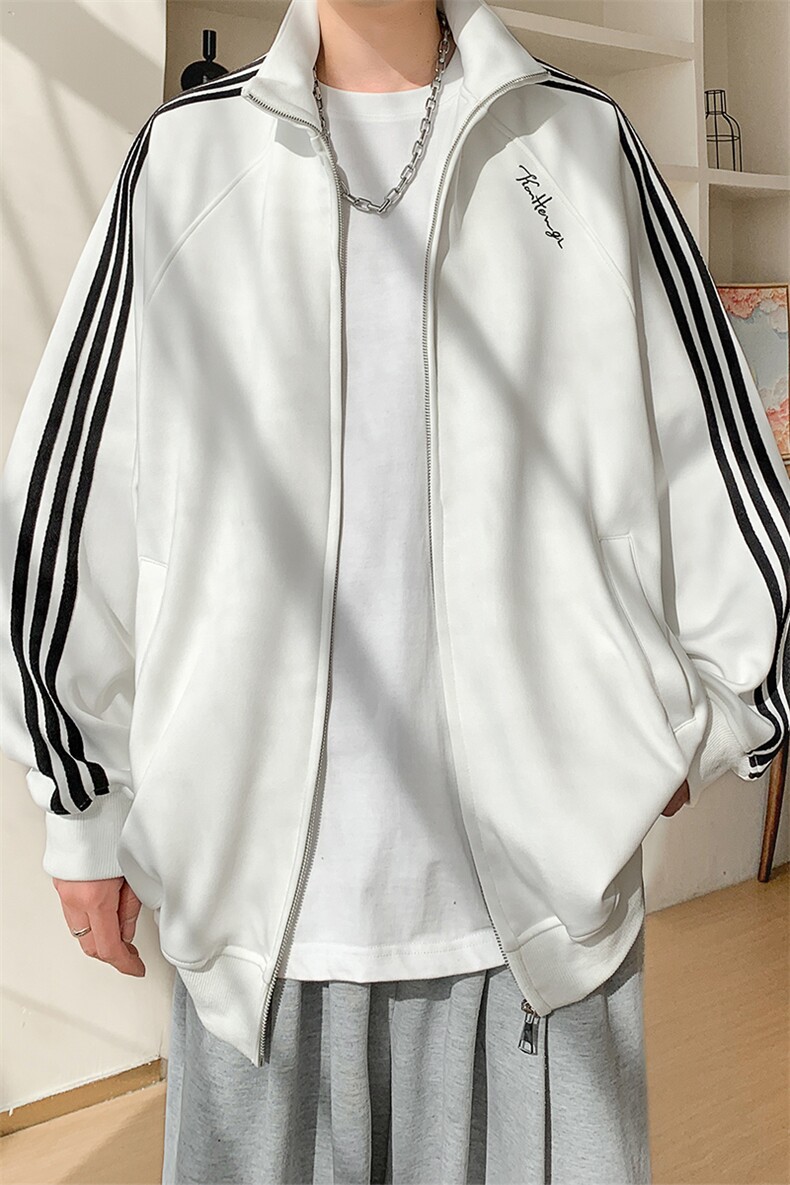 卫衣开衫男女立领外套春秋新款宽松百搭上衣XZ102B-1W2571P65,女装短外套,星座102B-1