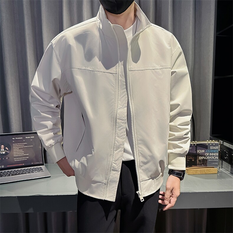 社会小伙秋装新款男时尚夹克男店主外套JK80-P78控128黑色,男装夹克,星座301B-1
