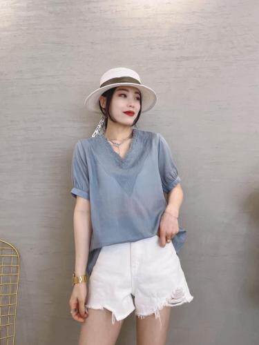 丝麻小衫，女装，依伊贝诺