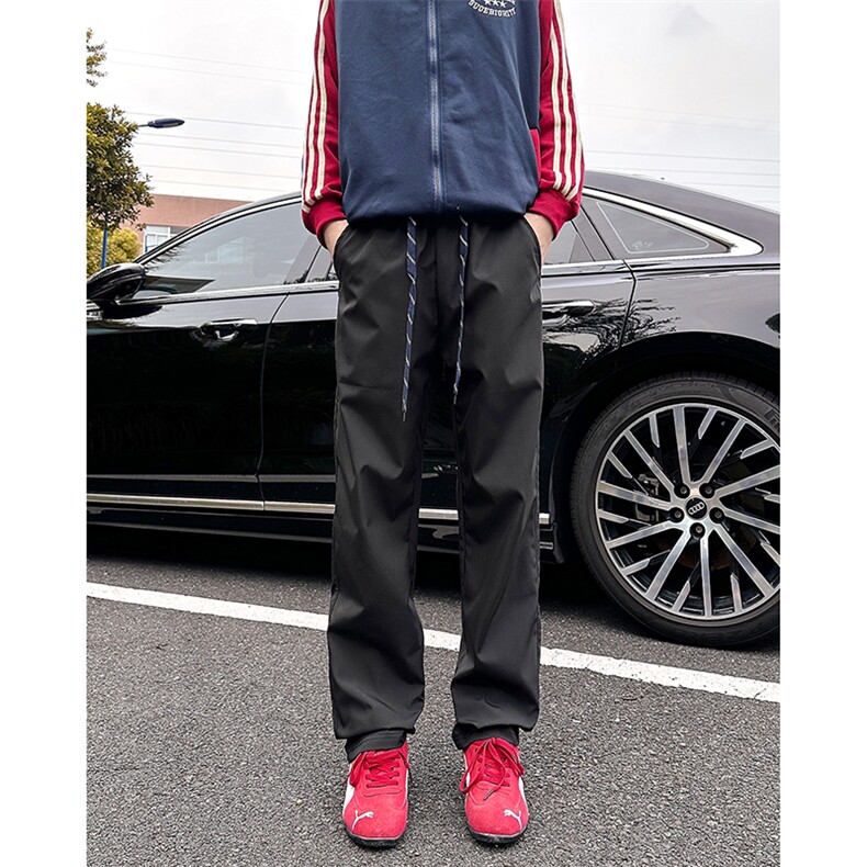 A178-XK60015-P24中厚款秋冬季（抽绳版）高品质抖音小脚裤,男装休闲裤,电商A178