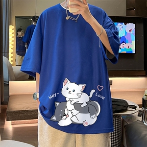 华夫格t恤男短袖男大码五分袖 酒店风 HT73300-P22图片