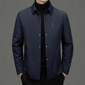 CXY201钱塘2020-2冬季厚款保暖商务休闲翻领中年男士羽绒服P195图片