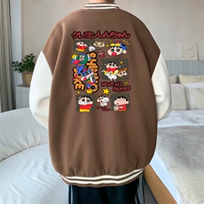 摇粒绒棒球服男大码开衫卫衣男夹克BF86311-P65，男装夹克，电商A040