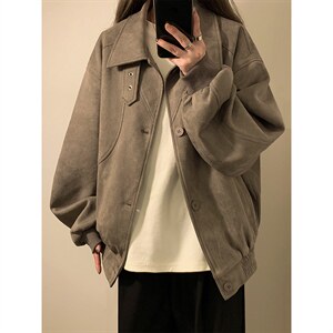 主推春季新款宽松/大码外套夹克XZ102B-1-JK901-P85图片