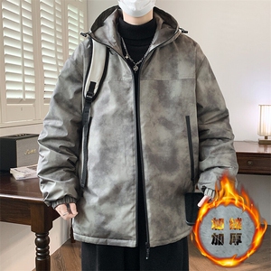 【新品】棉衣2025新款冬季加厚冲锋衣防风防水外套加绒-6605-P60图片