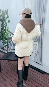 【现货】冬装新款假两件羽绒服图片