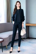春季女装运动休闲套装气质春秋2023新款两件套减龄大码洋气太，女装套装/套裙，妙形