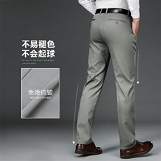DS9116钱塘2020-3秋冬男士加绒西裤宽松直筒休闲长裤主推款P64，男装休闲裤，钱塘207-3