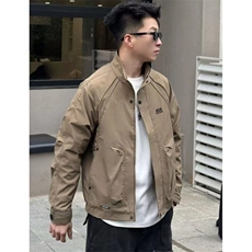 春秋新款男士休闲夹克外套百搭立领夹克时尚简约工装上衣JK93，男装夹克，星座1116A（原606A-3）