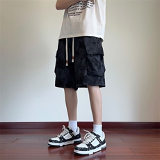 2025夏季新款立体袋宽松大码透气五分短裤CK36*P30控68，男装牛仔裤，星座511-1