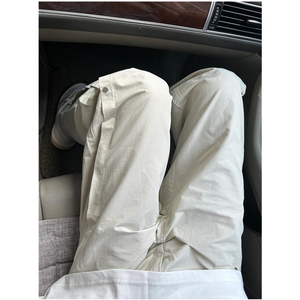 工装裤子男设计感直筒长裤宽松休闲裤复古阔腿裤 KC07图片