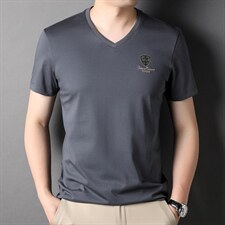 HYD619男式2023新款夏季新款短袖T恤青年透气体恤P49，男装T恤，电商B360
