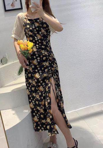 夏季新款碎花连衣裙，女装连衣裙，秀丽一生