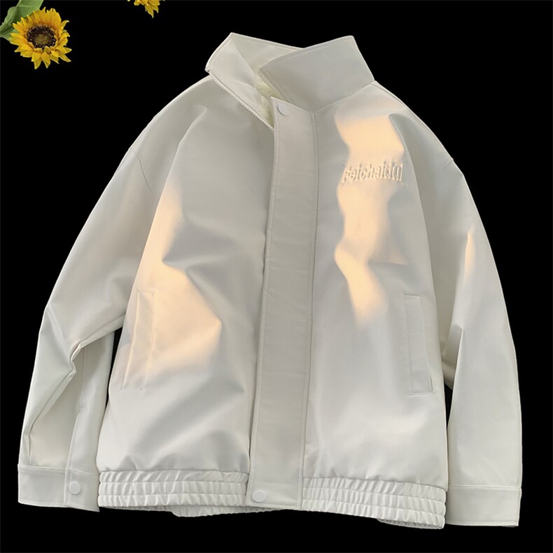 B225-W8634-P126-X158---50TC50PU-双面钢印加绒皮衣，男装皮衣，电商B225