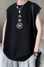 纯棉汗背心男士大码宽松汗衫男无袖t恤男BX25070-P20，男装T恤，电商A040
