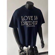 【有货】DTC95-特P40高级感珍珠设计圆领短袖T恤男夏季网红半袖男，男装T恤，星座603-2