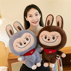 皮皮乐园毛绒玩具 金貂围巾拉布布
