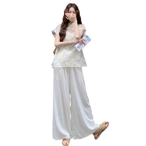 新中式国风绝美吊带连衣裙两件套女夏2025新款大方得体穿搭巨好看图片