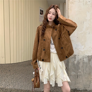 新品！复古麂皮夹克2C213-905-P155-K228图片