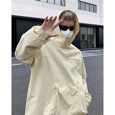 新款韩版百搭休闲宽松冲锋衣男女设计感小众连帽外套J8726-p62，男装夹克，星座1008