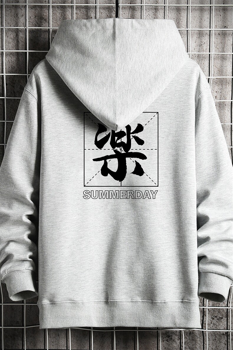 KS21197-P38加绒款-P43连帽开衫卫衣男运动外套大码班服网格,男装卫衣,电商A040A
