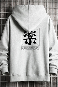 KS21197-P38 加绒款-P43 连帽开衫卫衣男运动外套大码班服 网格图片