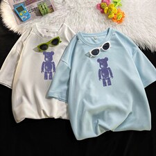 HT73242-P22华夫格t恤男短袖男大码五分袖，男装T恤，电商A040