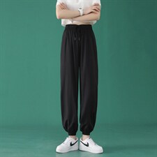 2024春秋新款运动裤宽松束脚显瘦潮牌休闲裤2027-特批20，女装休闲裤，星座718-1