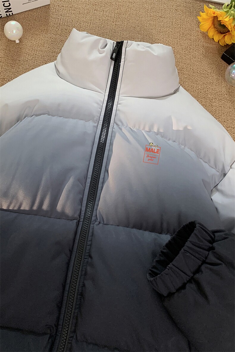 量大优可提供视频冬棉衣立领渐变HD019-1-MF5338-P75,男装棉衣,电商019-1