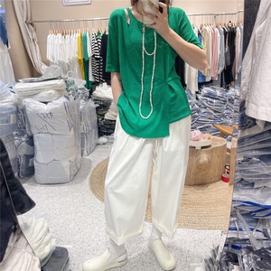 宽松冰丝面料针织衫图片
