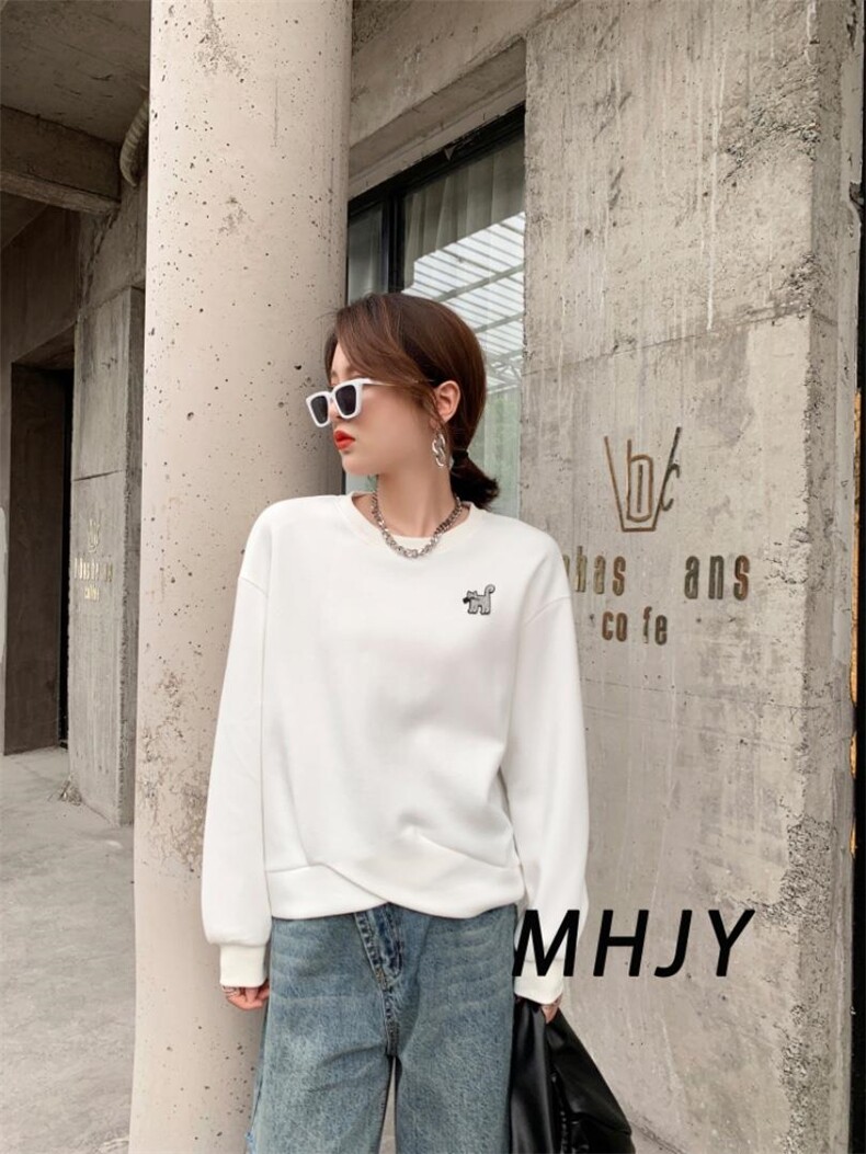 美合佳彦2021#秋款猫咪款卫衣，女装卫衣/绒衫，美合佳彦