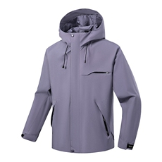 2026春季新款男女同款高品质户外登山服青少年学生冲锋衣夹克外套，男装夹克，星座1402-1