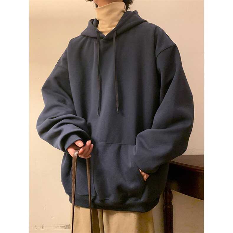 港风新款大码340克重磅华棉复合休闲连帽卫衣-W4253-P38【特价】,男装卫衣,电商A007