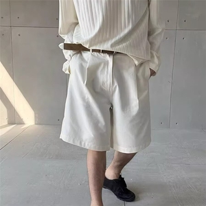百搭休闲短裤男款夏季薄款五分裤男士潮牌痞帅直筒HRA75-P40图片