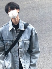 秋季牛仔外套男潮流夹克男外套休闲中性百搭上衣JK611-P60，男装工装外套，电商D202-1